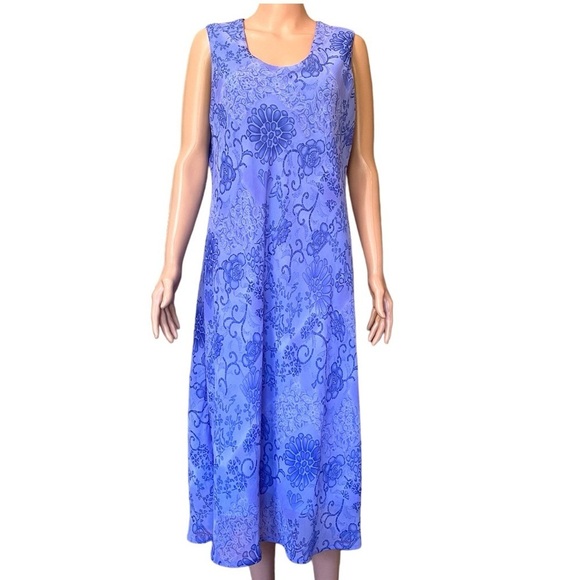 K Studio 90s/Y2K MIDI Floral Dress Spring/Summer Women’s Size 16 - Picture 1 of 7